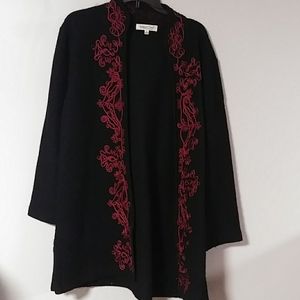 Long black, Coldwater Creek jacket